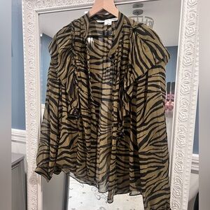 Veronica Beard Zebra Shirt